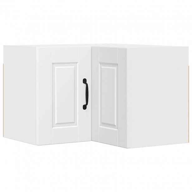 vidaXL Skříňka do rohu PORTO Bílá 57 x 57 x 40 cm Kompozitní dřevo