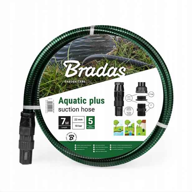 Sací Hadice Sada Pro Čerpadla A Hydrofory S Ventilem 25 mm 1” 7 m
