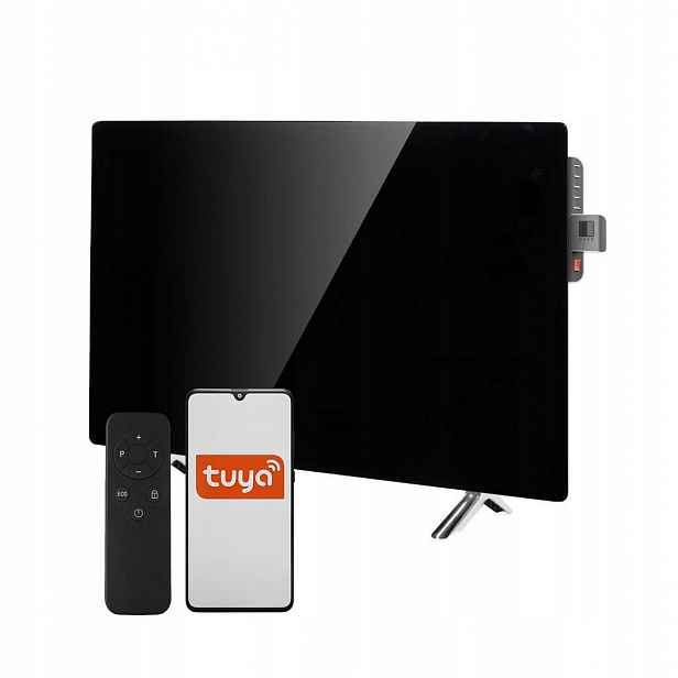 Infračervený topný panel Greenie Heat s dálkovým ovládáním a WIFI/Tuya 55x100 cm 600 W