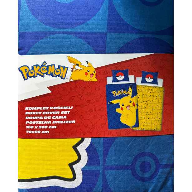 Povlečení Halantex Pokémon 160 x 200 70 x 80 Bavlněná Bavlna Pikachu