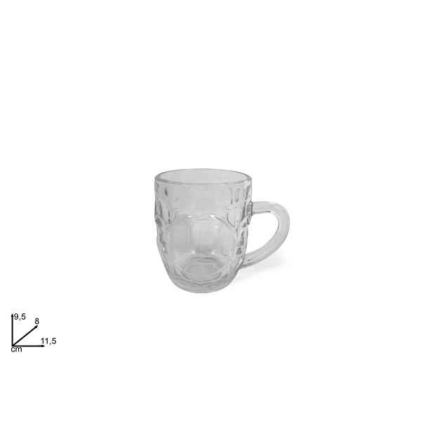 PROHOME - Hrnek 300ml sklo - džbánek