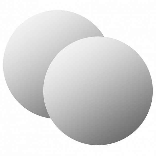 vidaXL Nástěnná zrcadla 2 ks 70 cm kulatá sklo