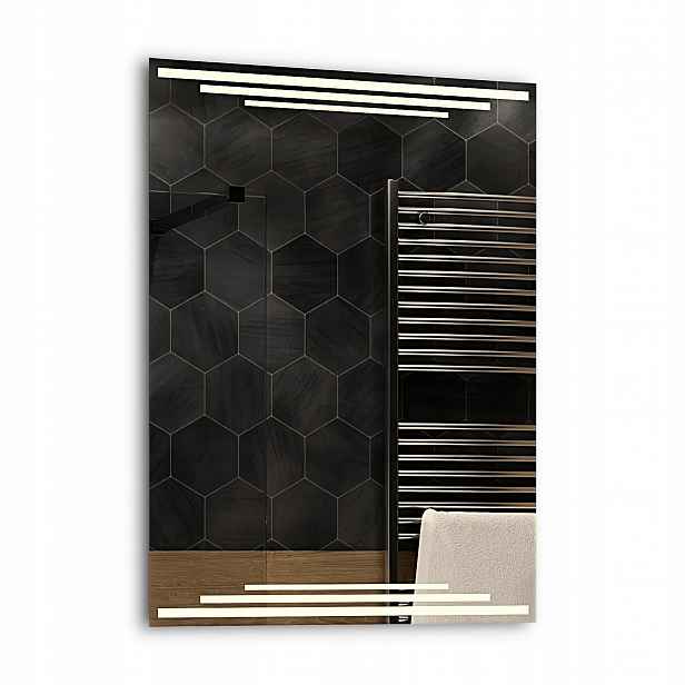 Zrcadlo Led osvětlené Neutrální Barma 70x90 cm