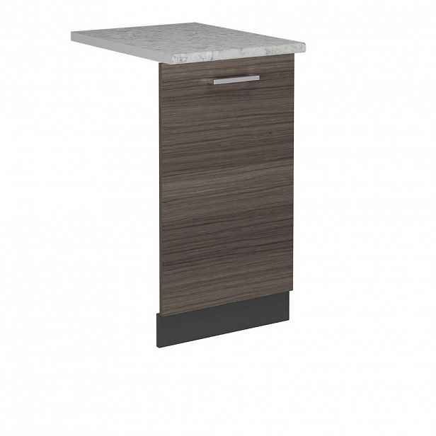 Vicco ČELNÍ PANEL MYČKY R-Line Ušlechtilá šedá 45 cm s pracovní deskou