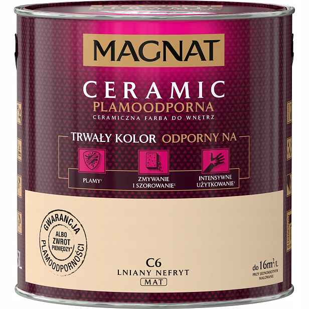 Barva Magnat Ceramic 2,5L C6 Lněný Nefrit