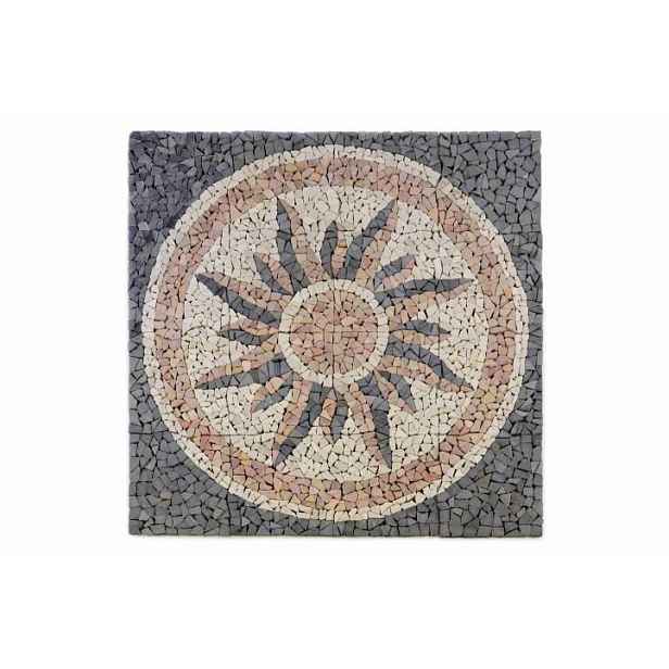 Divero Garth 120x120 cm Mramorová mozaika motiv slunce 765 1ks