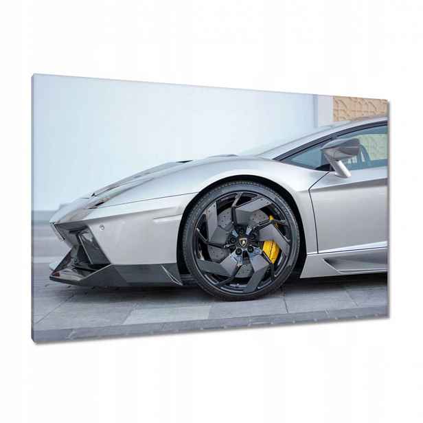 Obrazy 120x80 Stříbrné Auto