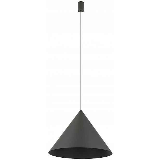 Závěsná lampa Zenith L Šedá 1xGU10 ES111 50 cm Stropní Svítidlo Pokoj Obývací pokoj