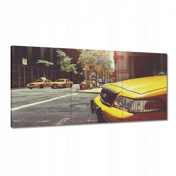 Obrazy 180x90 Žluté taxíky Taxi Taksi