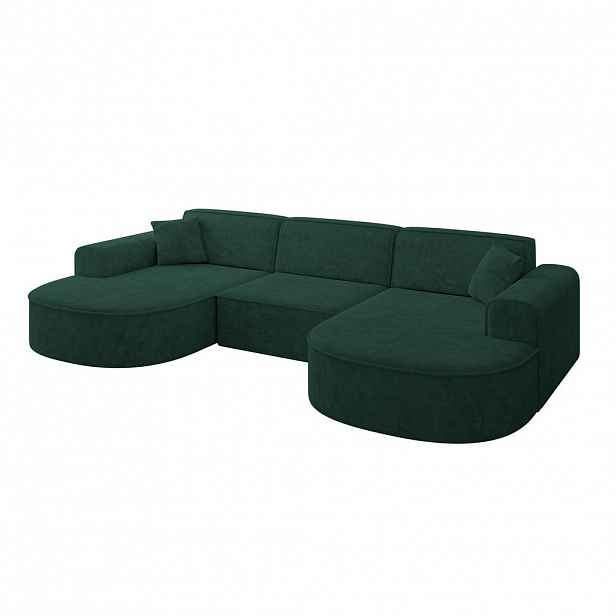 ALTDECOR SEDACÍ SOUPRAVA MARI-U1 – 303 x 171 x 79 cm, zelený velur