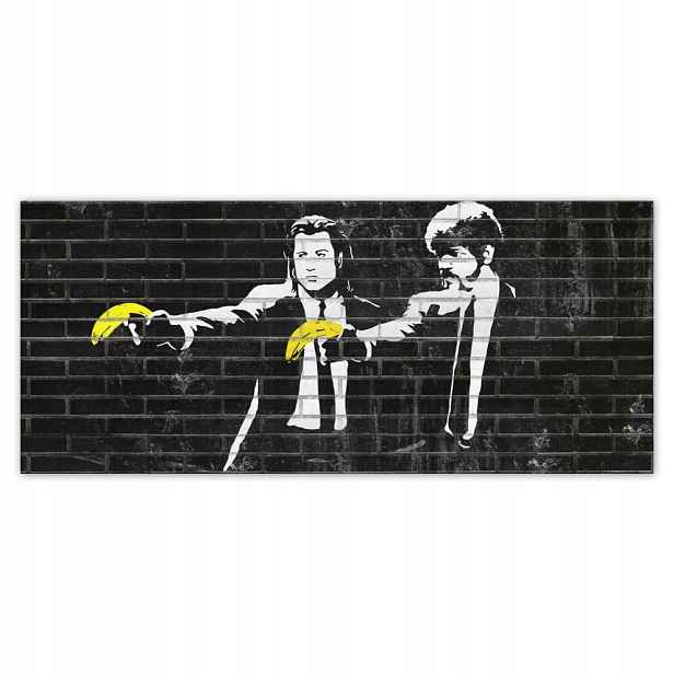 Fototapety flizelina 211x91 Banksy Banana Fiction
