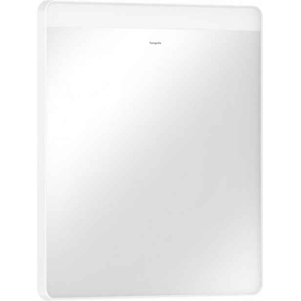 Led zrcadlo s infračerveným senzorem Hansgrohe Xarita Lite Q 60x70 cm bílá matná 54970700
