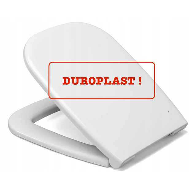 Wc sedátko Duravit D-Code bílé duroplast pomalu padající