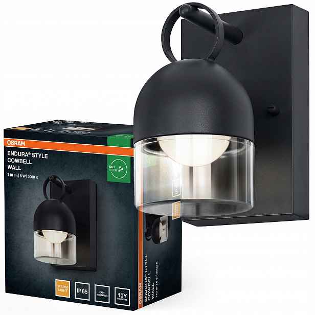 Zahradní nástěnné svítidlo Venkovní fasádní Led lampa 6W 450lm 3000K IP65 Osram
