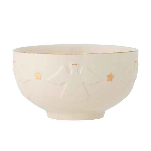 Kameninová miska 500 ml STARRY Bloomingville - bílá