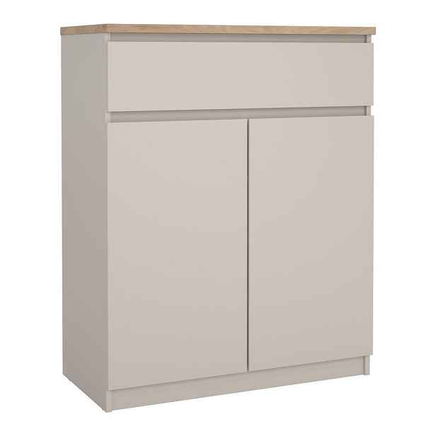 Krémová komoda 80x100x40 cm Naia – Tvilum