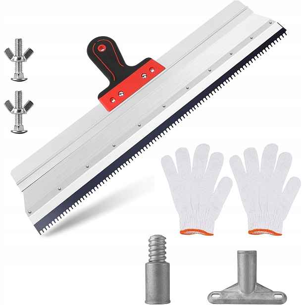Paca z nerezové oceli 560X230MM Odstraňovač Ozubení Samonivelační škrabka