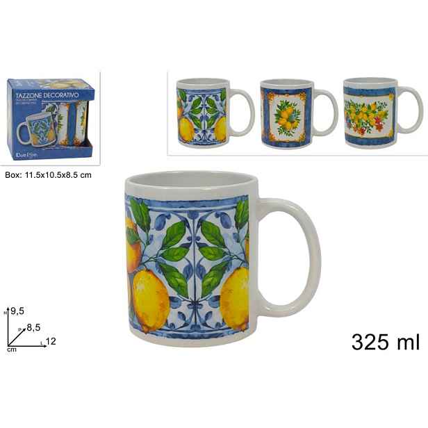 PROHOME - Hrnek 325ml různé dekory