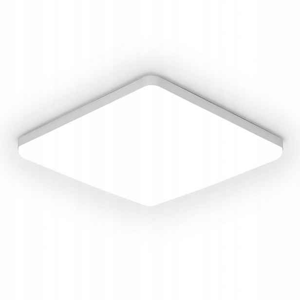 Stropní svítidlo Led čtvercové do koupelny, nástěnné, 43W, 4500K