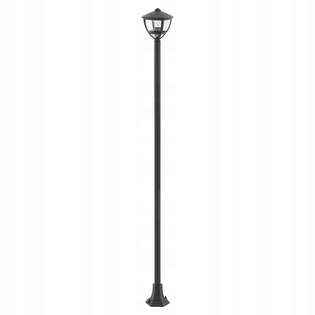 Moderní černá zahradní lampa Nowodvorski
