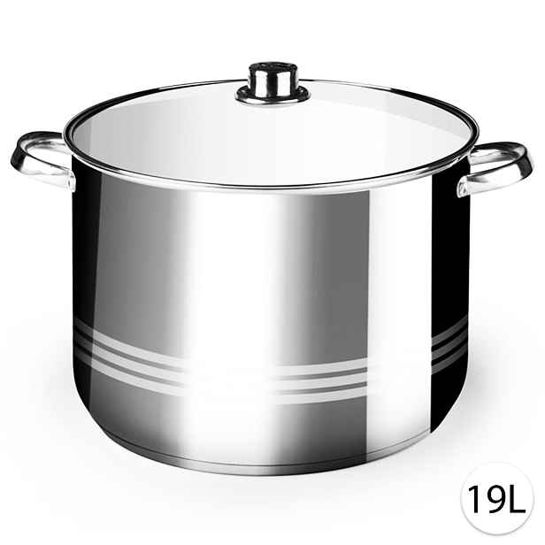 Perfect Home Nerezový gastro hrnec s poklicí 17L, 13973