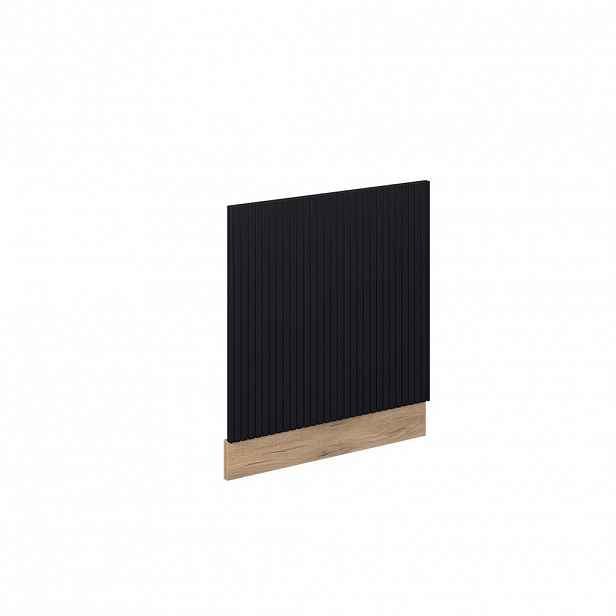 Vicco PŘEDNÍ PANEL Fame-Line Černý pruhovaný 60 cm bez pracovní desky