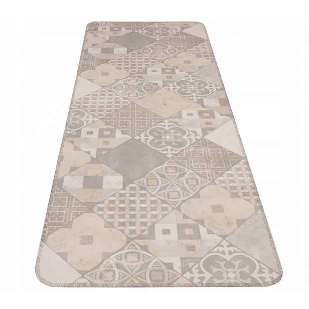 Kuchyňská podložka 63x180 Pvc koberec běhoun patchwork voděodolná snadné čištění