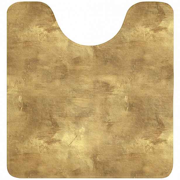 OnlyWow WC PŘEDLOŽKA Industriální - Textura - Zlatá 55x60 cm