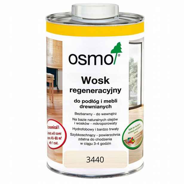 Osmo 3440 Vosk Bílý transparentní 1L