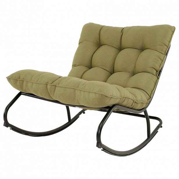 Ambia Garden ZAHRADNÍ HOUPACÍ KŘESLO kov, textil