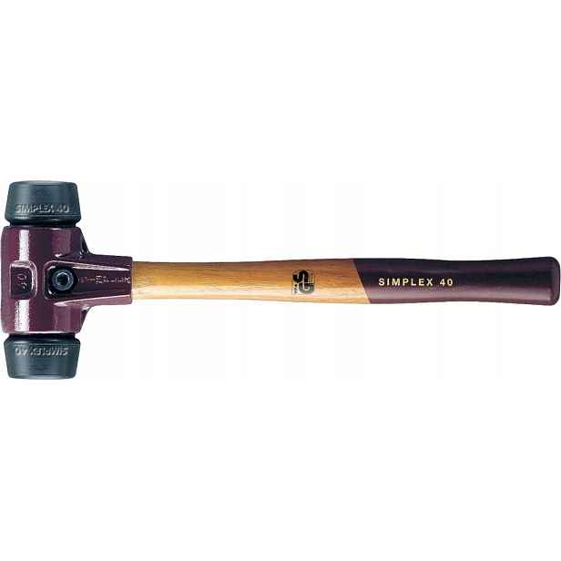 Kladivo dlažební s měkkou gumovou paličkou Simplex 80 mm 2,9 kg Halder
