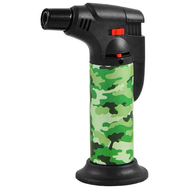 TFY No.9589GREEN Plynový hořák, Flambovací pistole 1300°C, maskáčová zelená