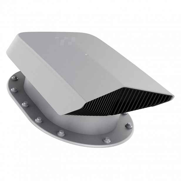 Větrací Ventilátor pro Ploché Pokrytí, Stříbrný 9006