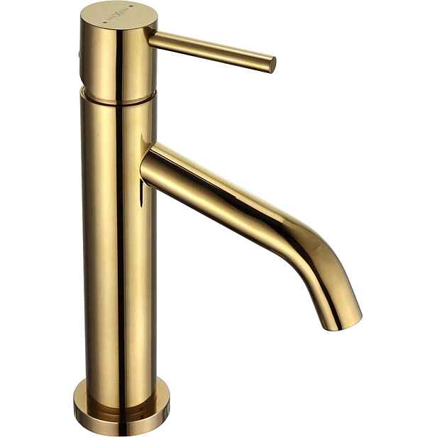 Umyvadlová baterie Mexen Rumba 220 mm zlatá