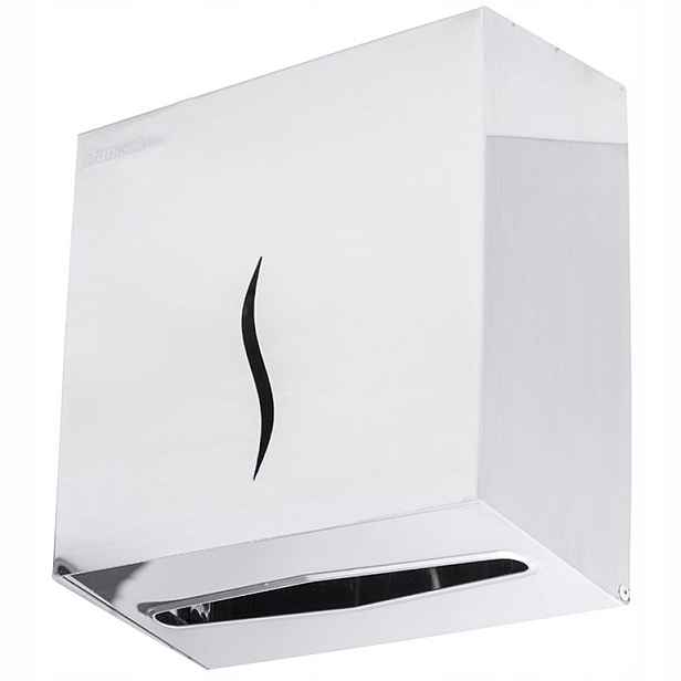 Zásobník na papírové ručníky Zz Duo Faneco leštěný, elegantní, ocelový