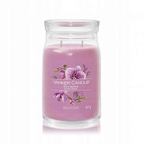 Yankee Candle Floral Wild Orchid Velká sójová svíčka se dvěma knoty 567 g