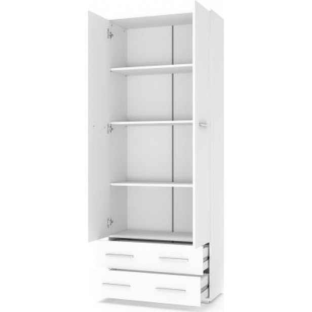 Skříň LIMA REG-2 Halmar Bílá