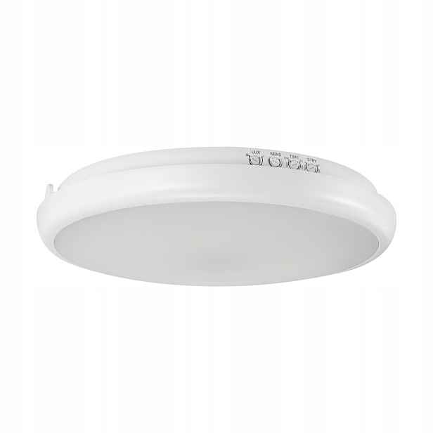 Led hermetická stropní lampa s pohybovým senzorem Edytor C Mvs 15W 4000K IP65