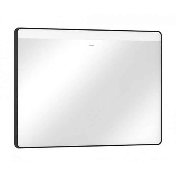 Led zrcadlo s infračerveným senzorem Hansgrohe Xarita Lite Q 100x70 cm černá matná 54972670