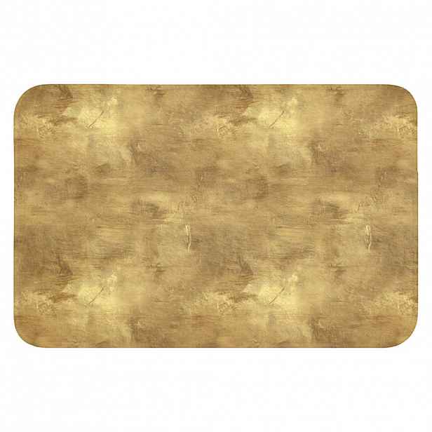 OnlyWow WC PŘEDLOŽKA Industriální - Textura - Zlatá 60x40 cm