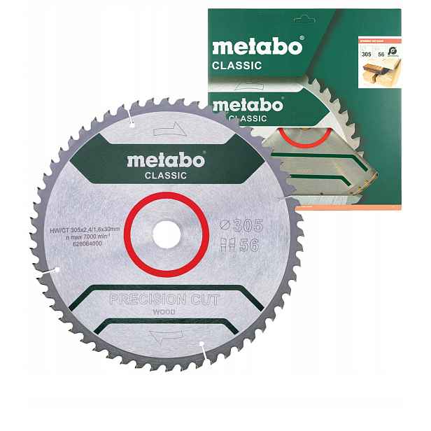 Pila kotoučová dřevo 305x30 mm widia 56 zubů Metabo