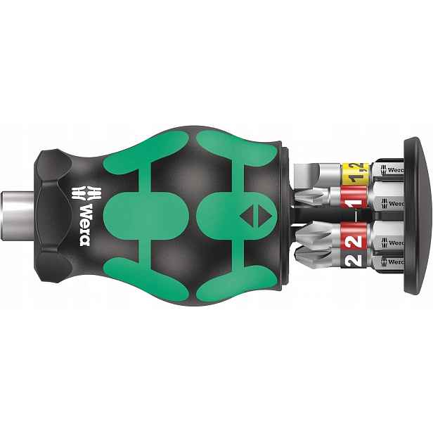 Šroubovák Kraftform Kompakt Stubby 6 Bitů Ergonomický Zásobník