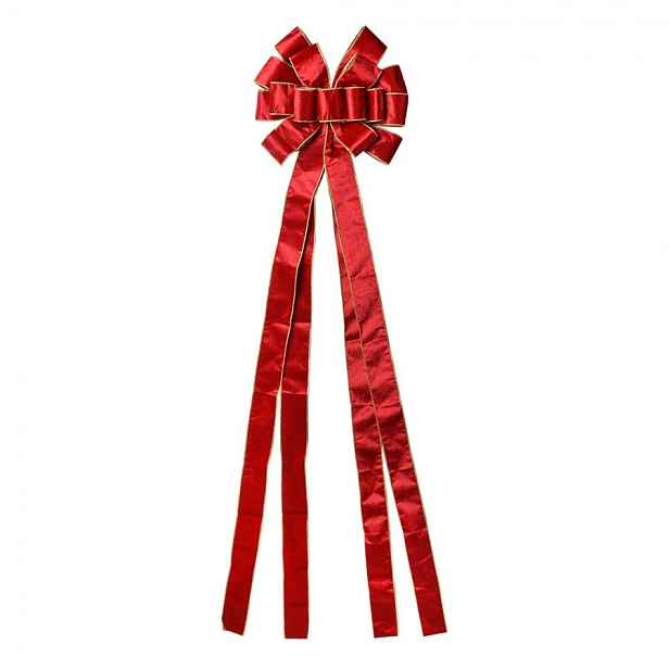 Červená dekorační mašle Bow - 33*135 cm Clayre & Eef