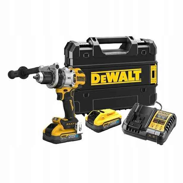 Dewalt Aku Šroubovák Příklepová 18V DCD1007H2T 169Nm 2x5,0Ah Powerstack Tstak