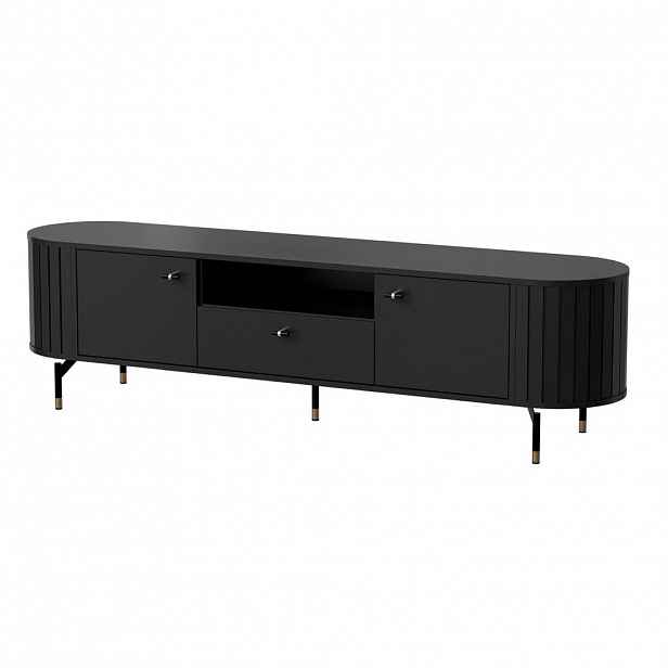 Selsey TV stolek Zante černý 180/49/40 cm