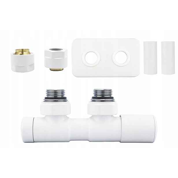 Ventil reg 50 mm Twins bílý mat pravý Cu AiO r.pros