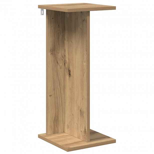 vidaXL Stojan na rostliny Dub artisan 25 x 25,5 x 60,5 cm