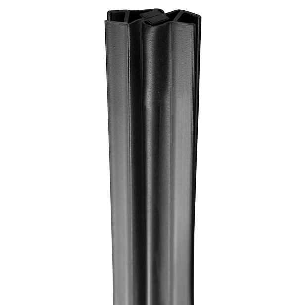 Aqualine Set magnetických těsnění 45°pro sklo 5/5mm, 2000mm, černá (2ks)