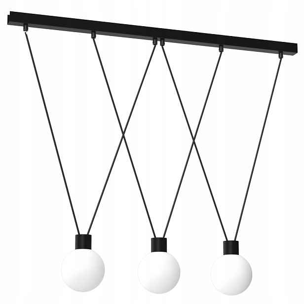 Závěsná lampa Capri 3xG9
