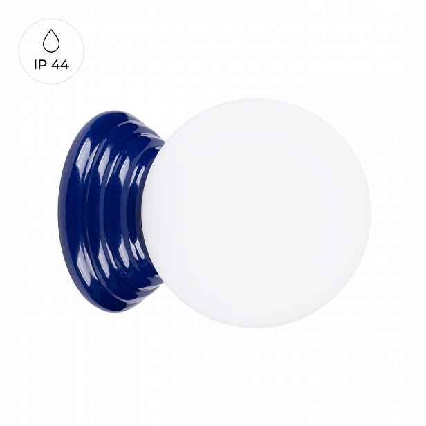 Nástěnná lampa Zori ultramarínová IP44